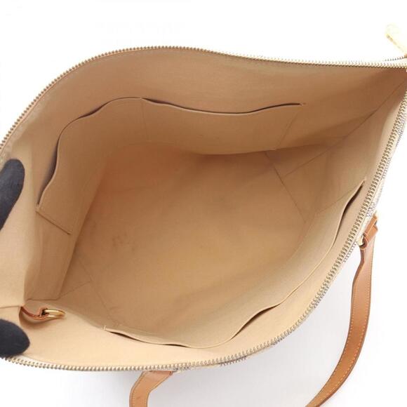 LOUIS VUITTON White Damier Leather Tote Bag - Picture 3 of 12